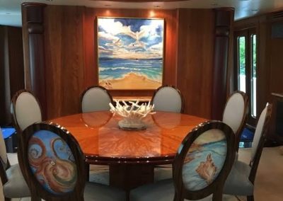 decor - yacht chairs & painting